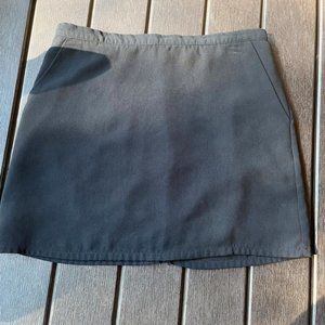 Black mini skirt